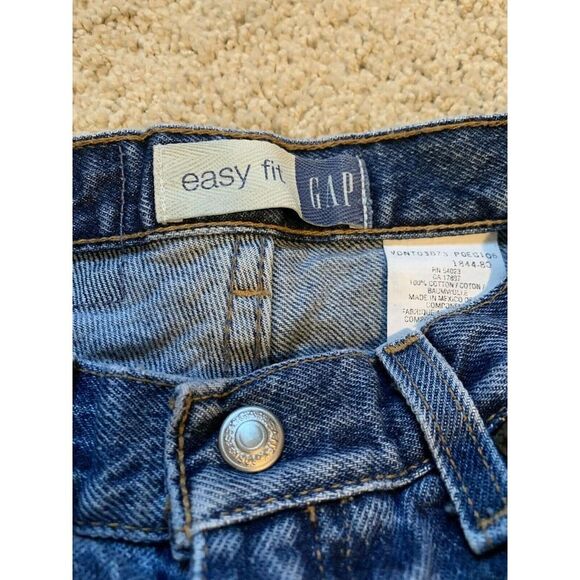 Gap Kids Girls Blue Jeans Easy Fit 7 Slim Medium Wash 5 Pocket EUC - Picture 5 of 11